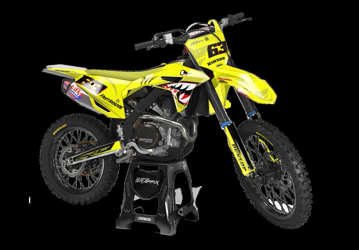 Honda - Gold Fish motocross graphics kit by Imagine Graffix