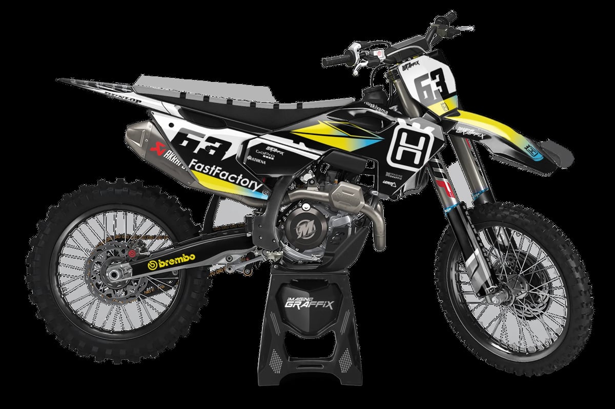 Husqvarna - Duty motocross graphics kit by Imagine Graffix