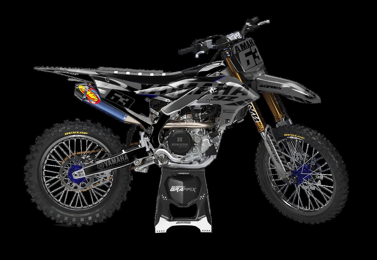 Yamaha - Darkness motocross graphics kit by Imagine Graffix