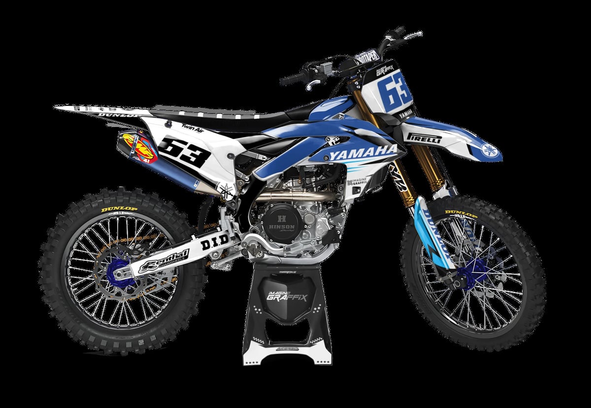 Yamaha - Crime motocross graphics kit by Imagine Graffix