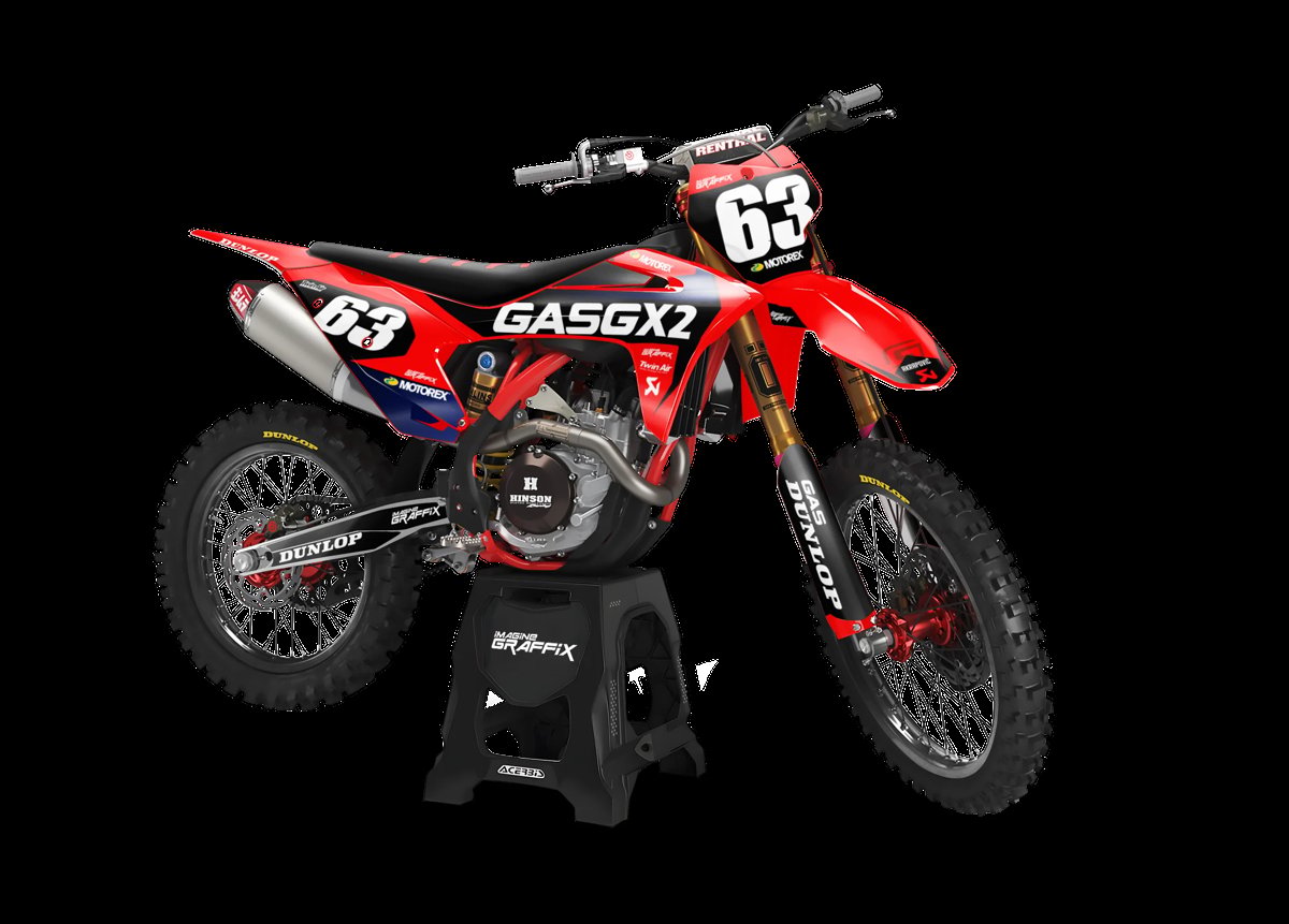 Gas Gas - Rival motocross graphics kit by Imagine Graffix