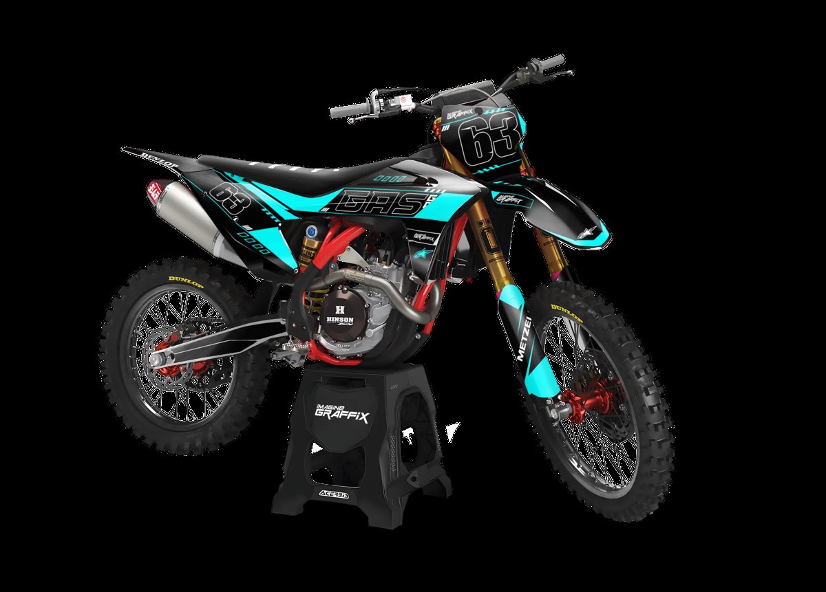 Gas Gas - Simplex motocross graphics kit by Imagine Graffix