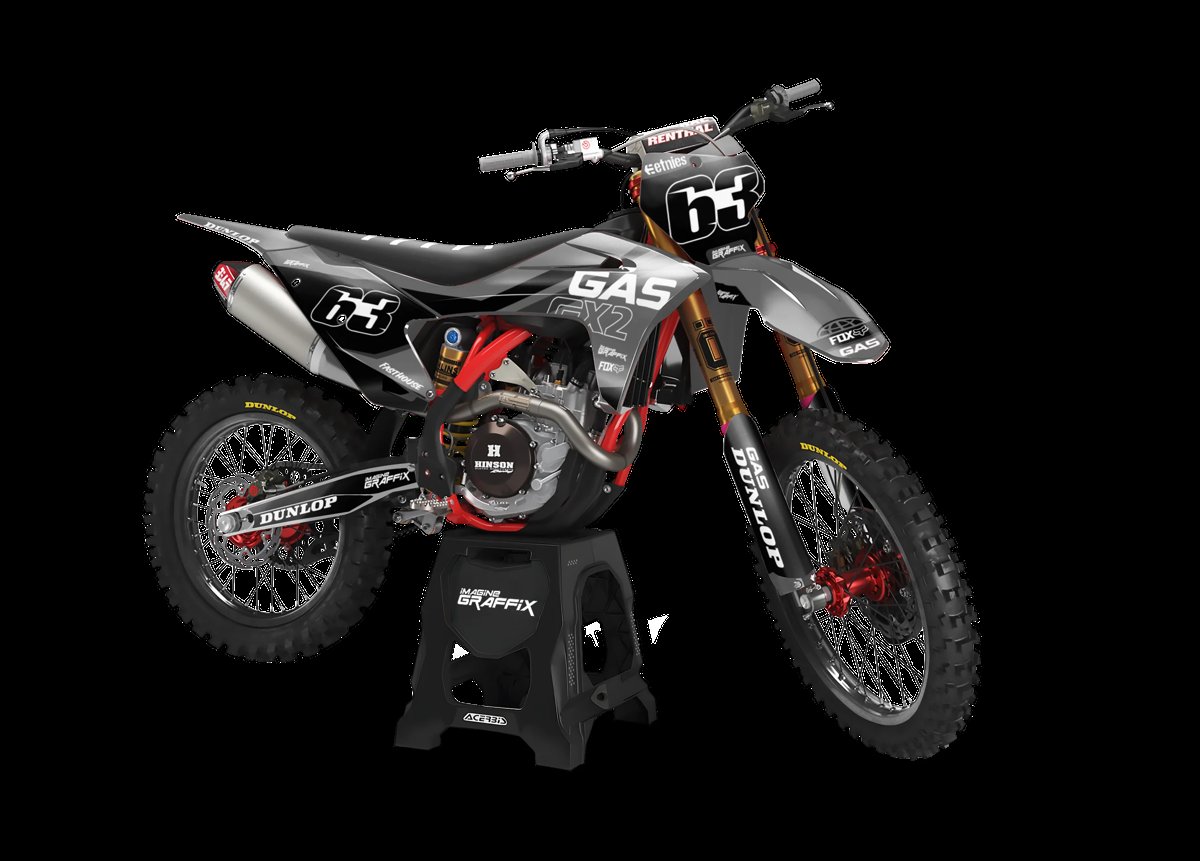 Gas Gas - Darkness motocross graphics kit by Imagine Graffix