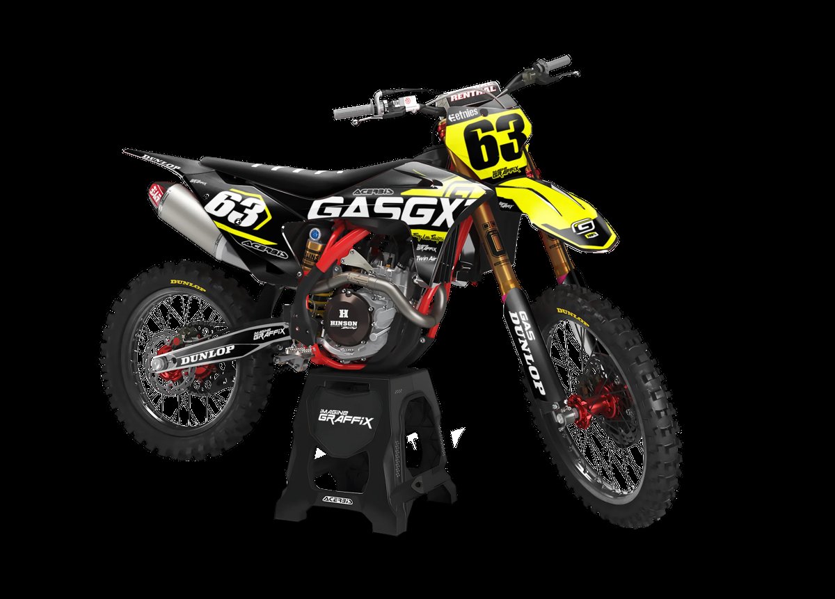 Gas Gas - Carbon motocross graphics kit by Imagine Graffix