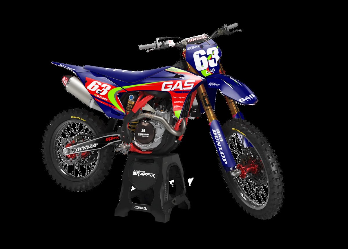 Gas Gas - Captain motocross graphics kit by Imagine Graffix
