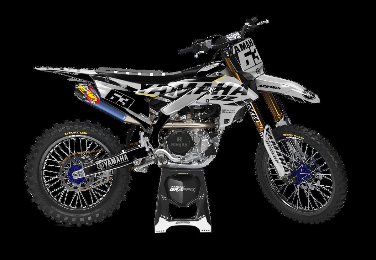 Yamaha - Trace motocross graphics kit by Imagine Graffix
