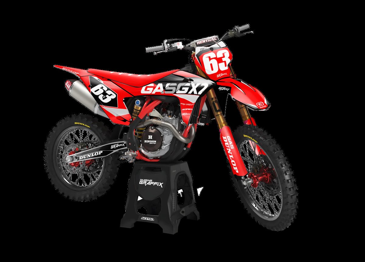 Gas Gas - Alarm motocross graphics kit by Imagine Graffix