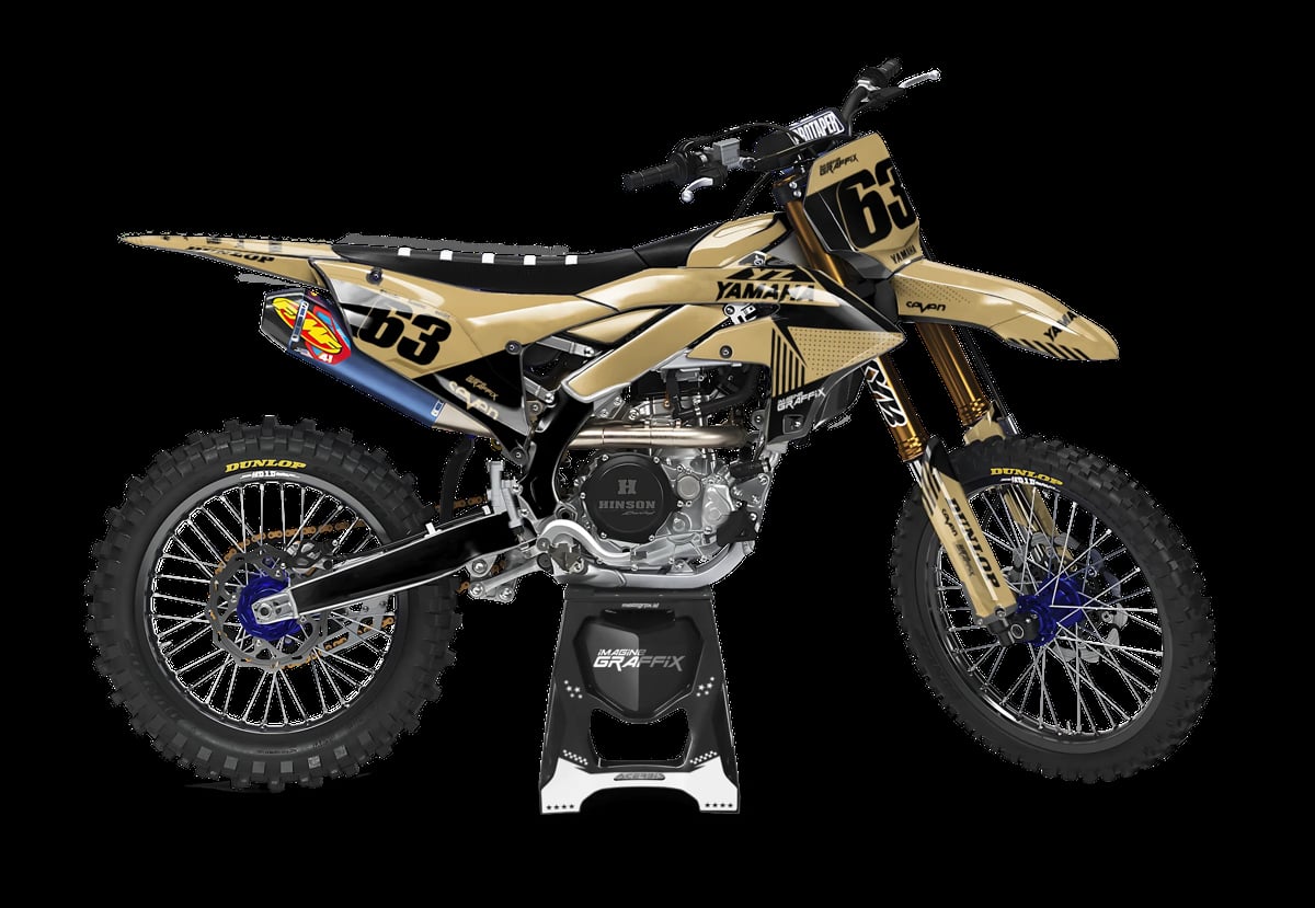 Yamaha - Desert motocross graphics kit by Imagine Graffix