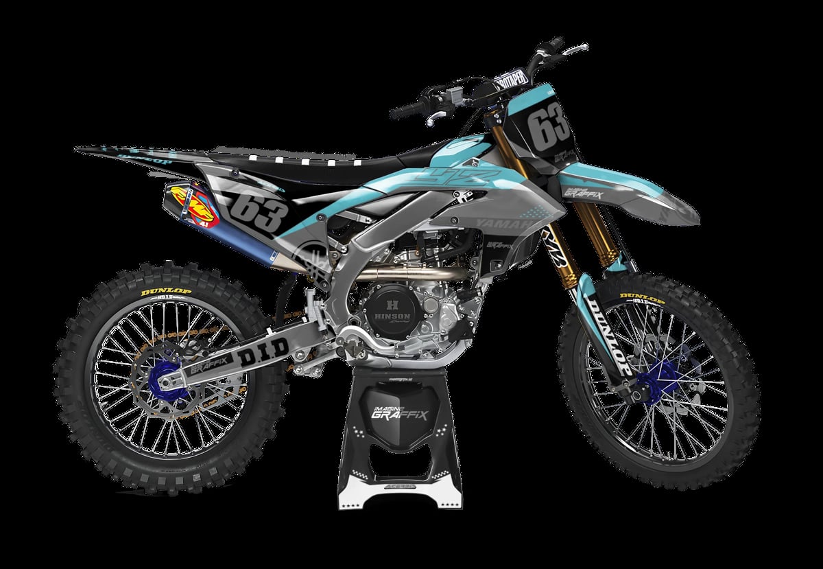 Yamaha - Fire motocross graphics kit by Imagine Graffix