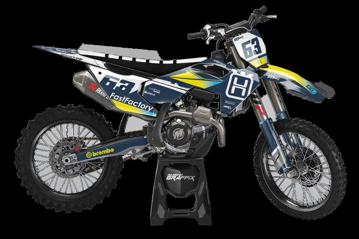 Husqvarna - Sub Zero motocross graphics kit by Imagine Graffix