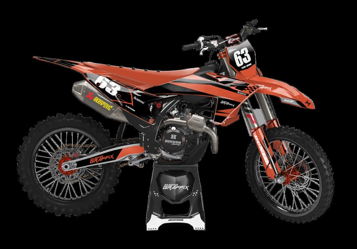 KTM - X motocross graphics kit by Imagine Graffix