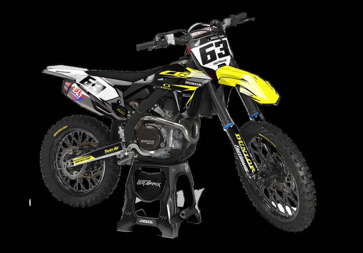 Honda - Fireball motocross graphics kit by Imagine Graffix