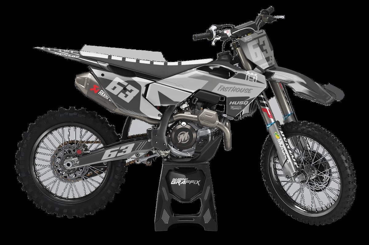 Husqvarna - Nardo Grey motocross graphics kit by Imagine Graffix