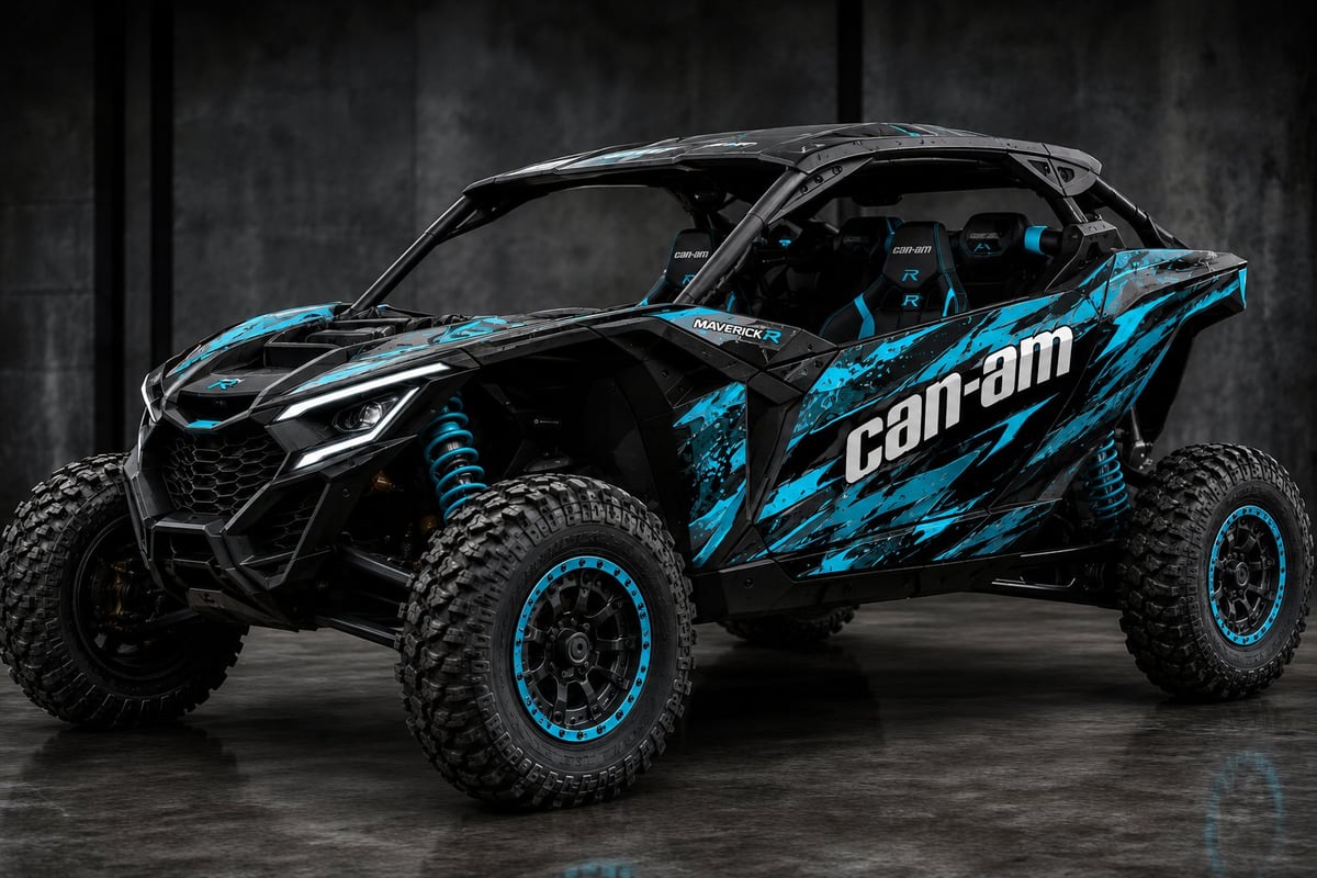 Can-Am Maverick - Ice Strike sticker kits kit by Imagine Graffix