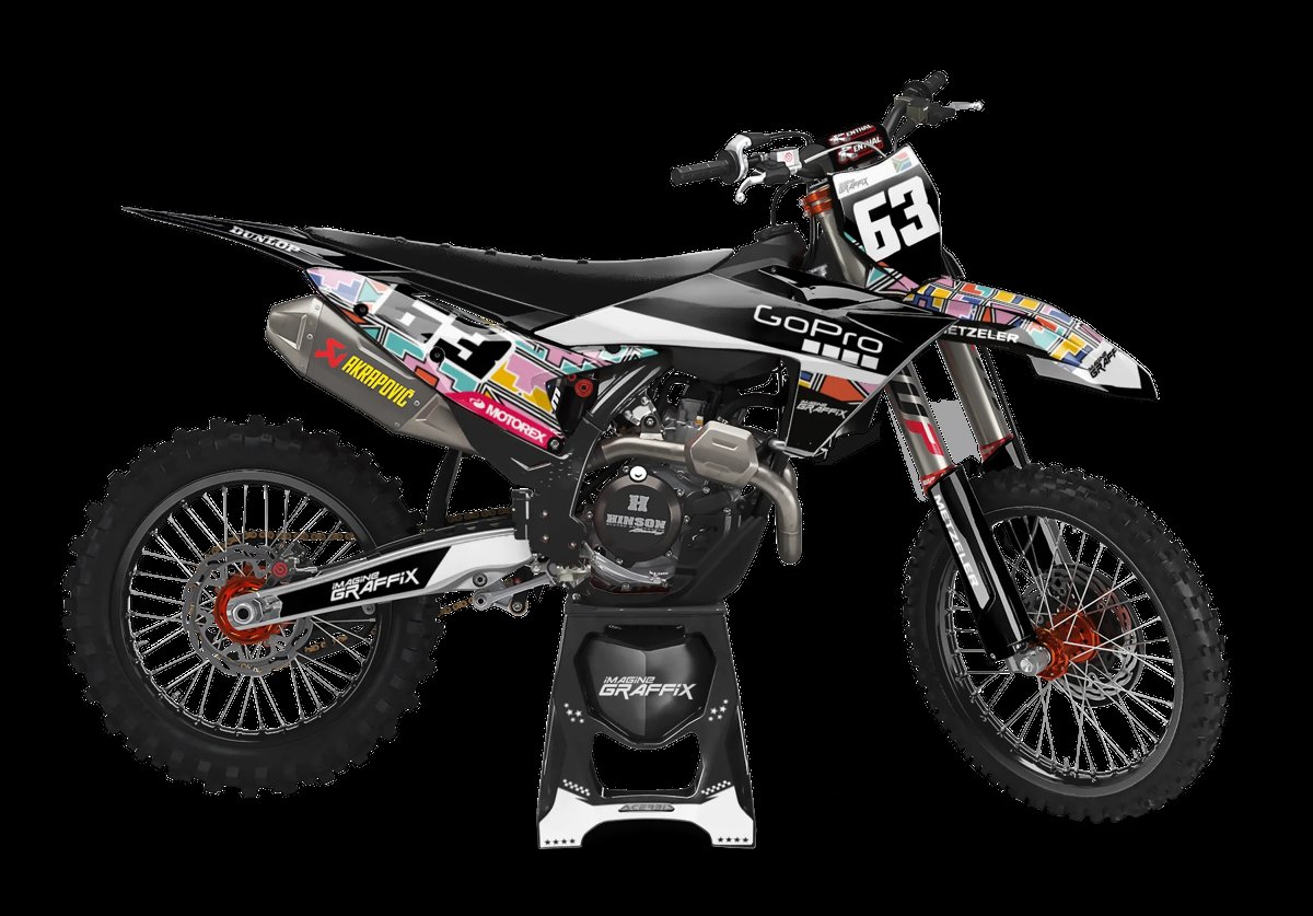 KTM - Style motocross graphics kit by Imagine Graffix