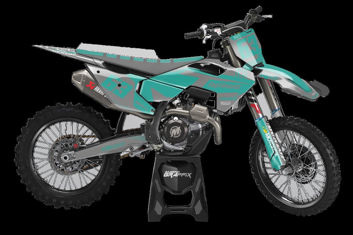 Husqvarna - Teal motocross graphics kit by Imagine Graffix