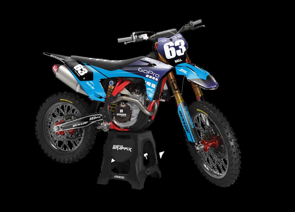 Gas Gas - Just Go Pro motocross graphics kit by Imagine Graffix