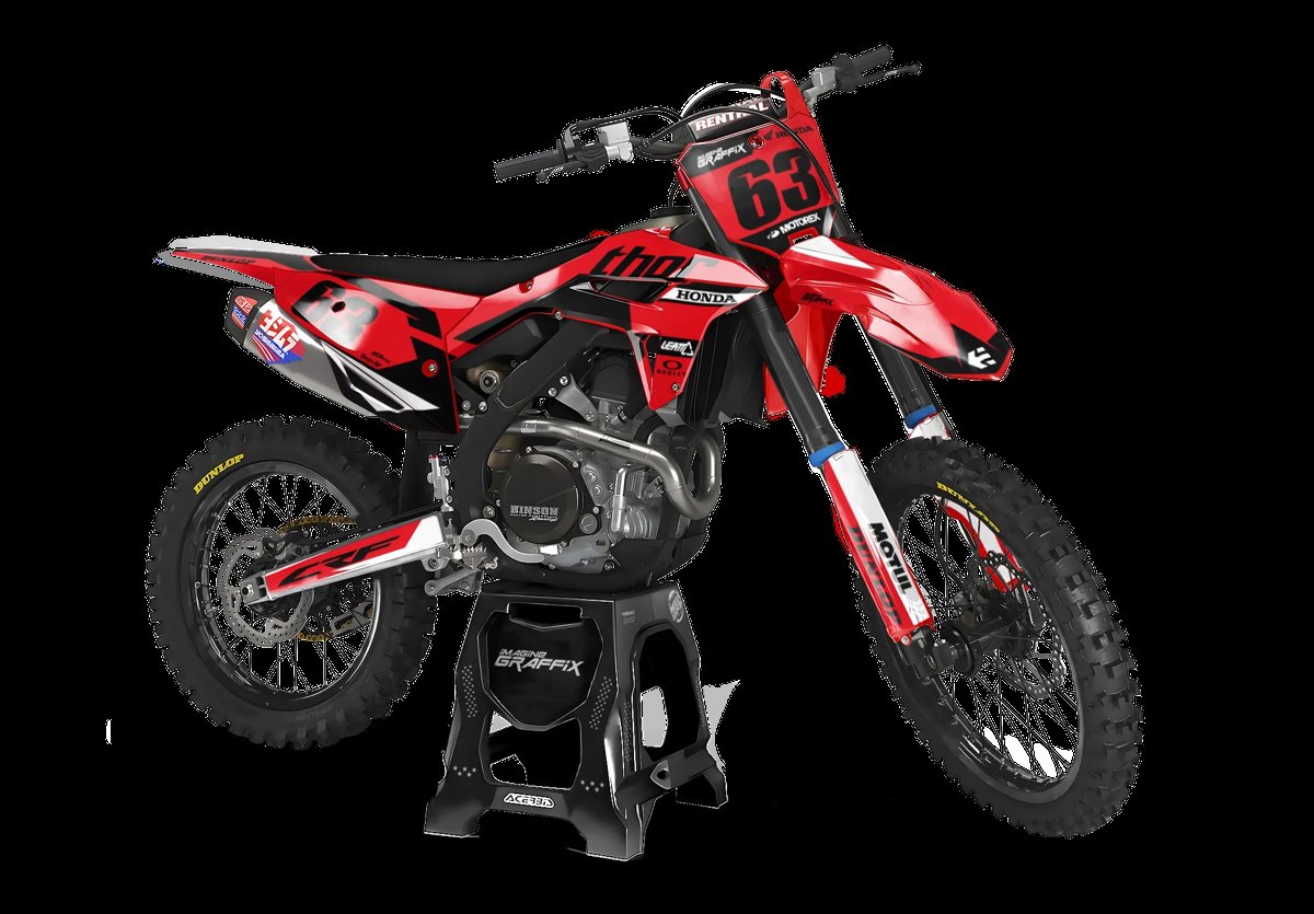 Honda - Retro motocross graphics kit by Imagine Graffix