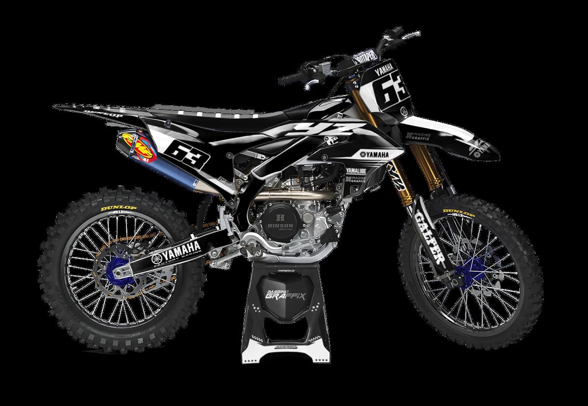 Yamaha - Ghost motocross graphics kit by Imagine Graffix