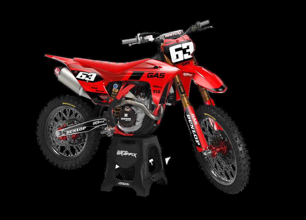 Gas Gas - Bold motocross graphics kit by Imagine Graffix