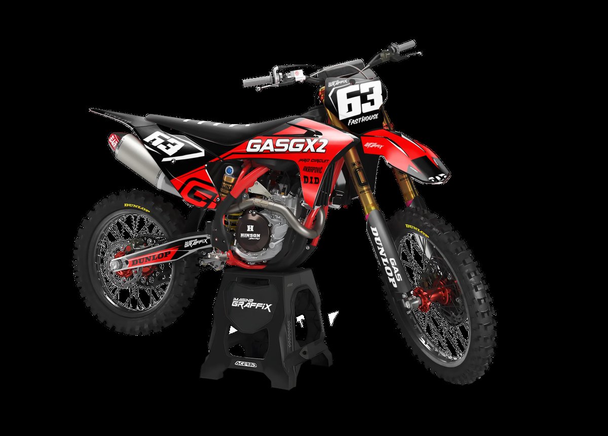 Gas Gas - Ruby motocross graphics kit by Imagine Graffix